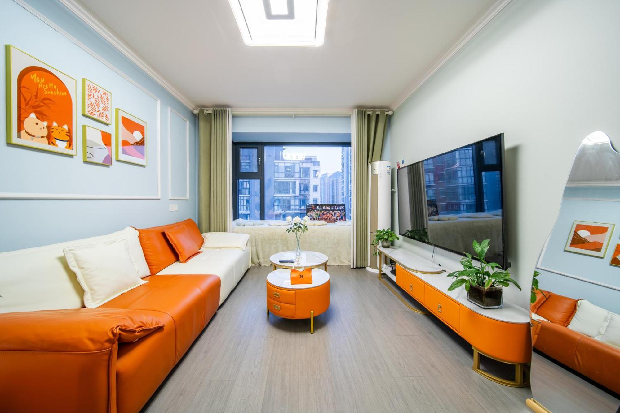 Qixi Boutique Apartment Liên Vân Cảng Ngoại thất bức ảnh