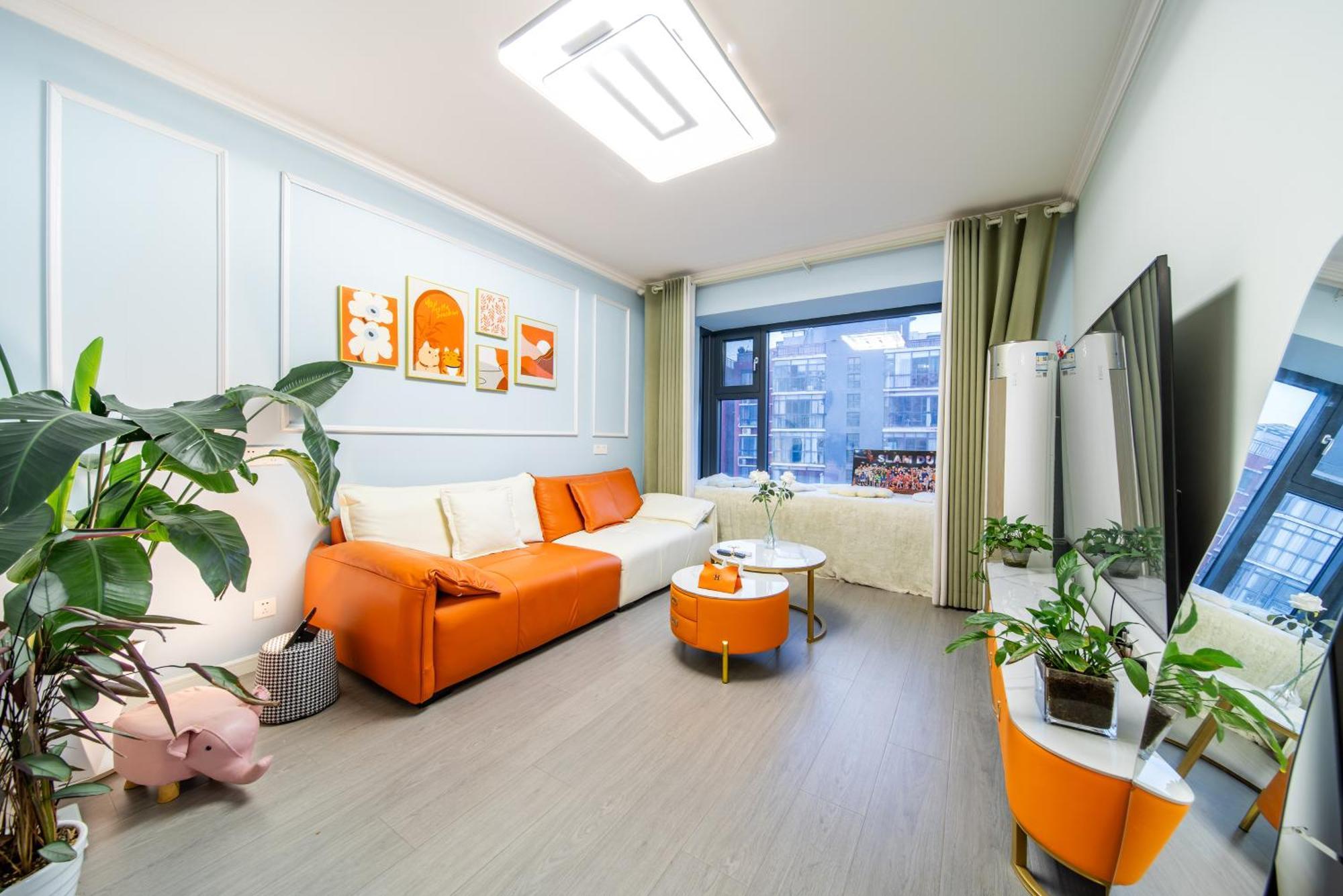 Qixi Boutique Apartment Liên Vân Cảng Ngoại thất bức ảnh