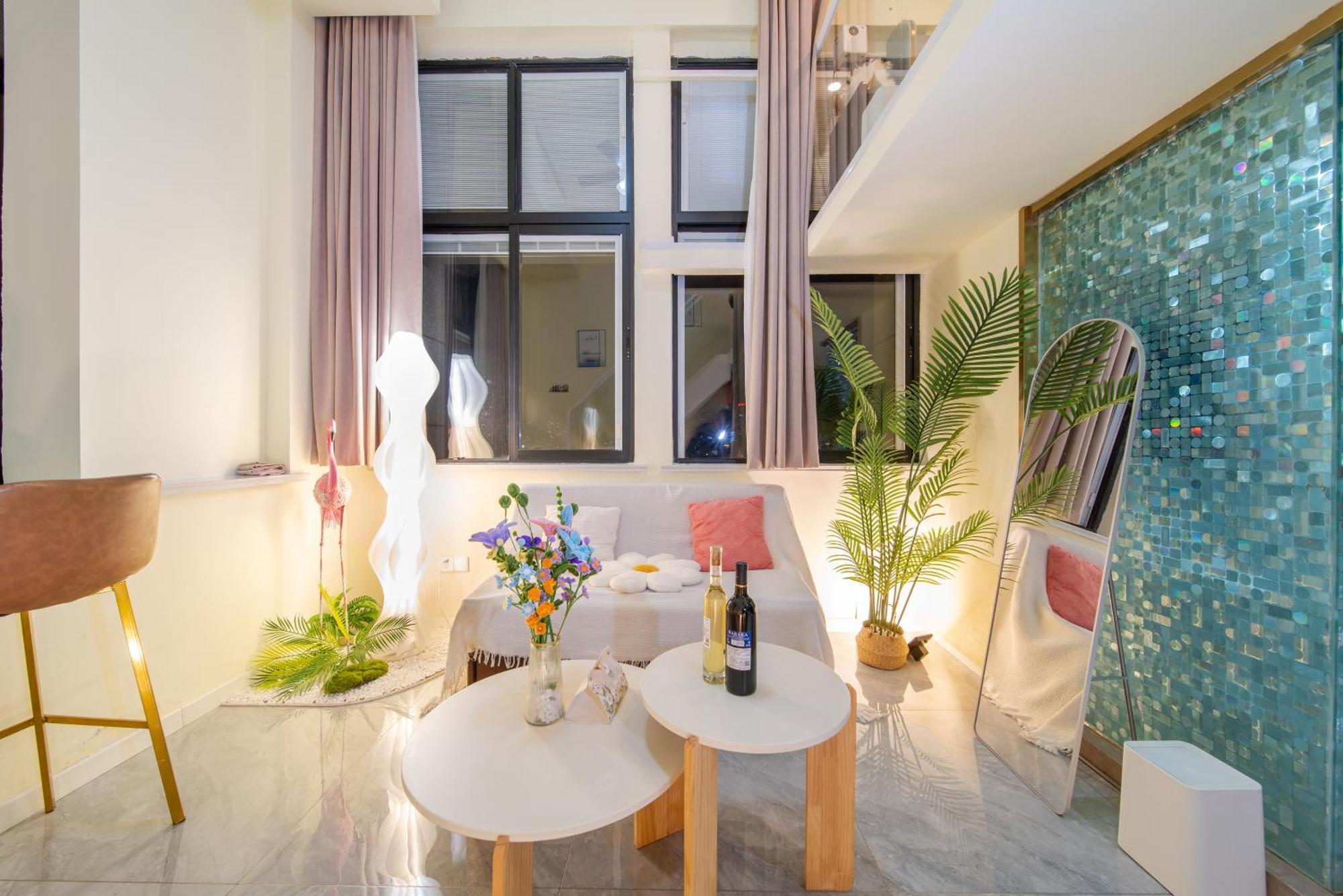 Qixi Boutique Apartment Liên Vân Cảng Ngoại thất bức ảnh