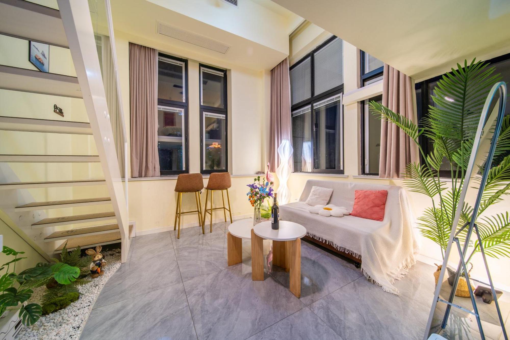 Qixi Boutique Apartment Liên Vân Cảng Ngoại thất bức ảnh