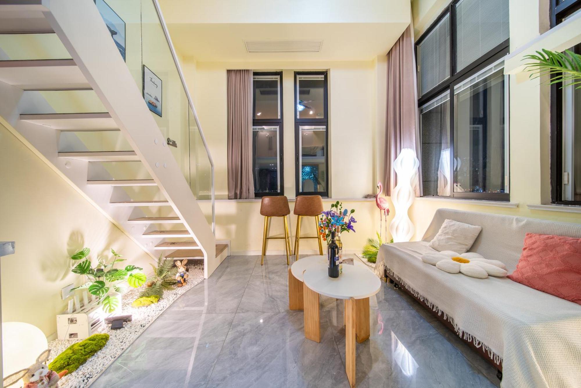 Qixi Boutique Apartment Liên Vân Cảng Ngoại thất bức ảnh