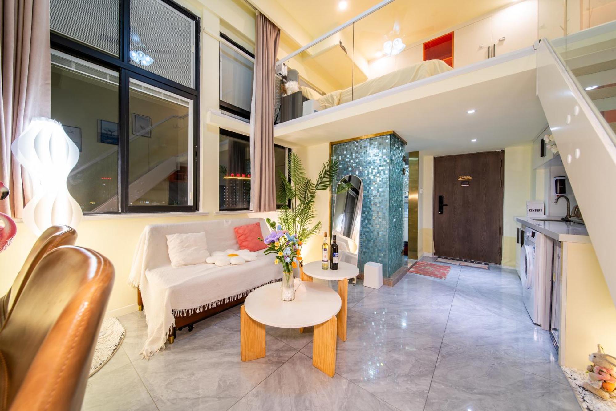 Qixi Boutique Apartment Liên Vân Cảng Ngoại thất bức ảnh